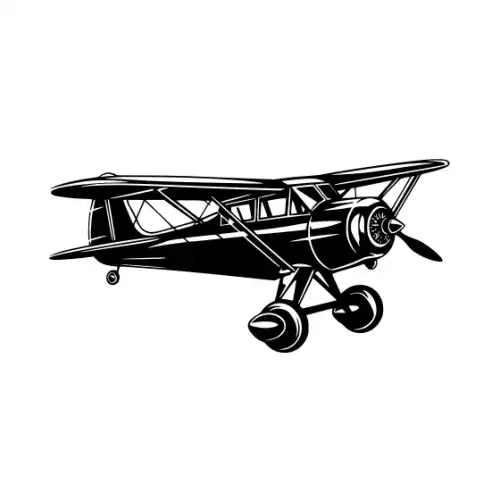 Airplane Silhouette SVG Design | SVG Files for Cricut & Print
