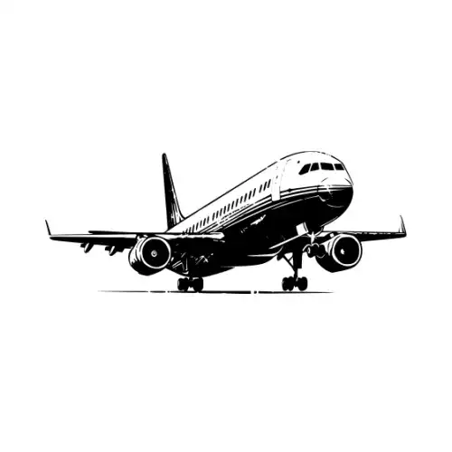 Airplane Silhouette SVG Design | SVG Files for Cricut & Print