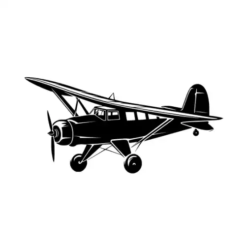 Airplane Silhouette SVG Design | SVG Files for Cricut & Print