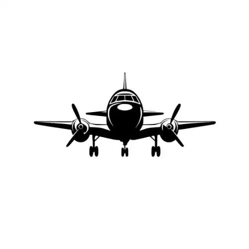 Airplane Silhouette SVG Design | SVG Files for Cricut & Print