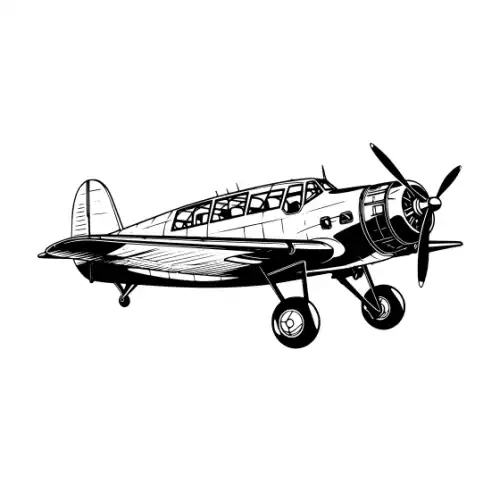 Airplane Silhouette SVG Design | SVG Files for Cricut & Print