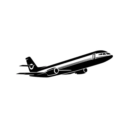 Airplane Silhouette SVG Design | SVG Files for Cricut & Print