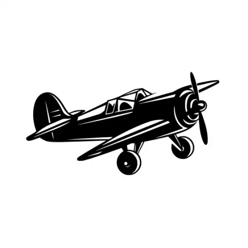 Airplane Silhouette SVG Design | SVG Files for Cricut & Print