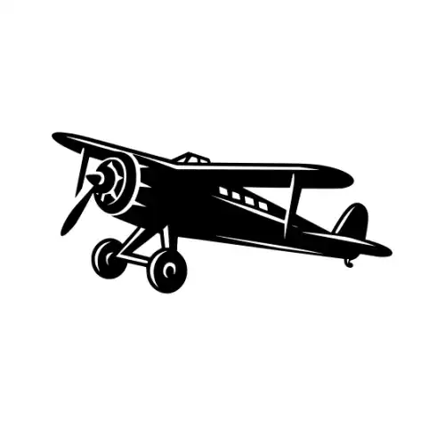 Airplane Silhouette SVG Design | SVG Files for Cricut & Print