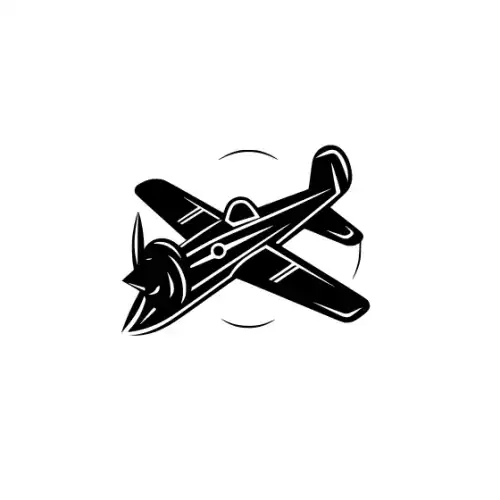 Airplane Silhouette SVG Design | SVG Files for Cricut & Print