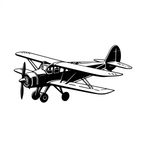 Airplane Silhouette SVG Design | SVG Files for Cricut & Print