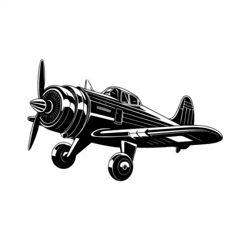 Airplane Silhouette SVG Design | SVG Files for Cricut & Print