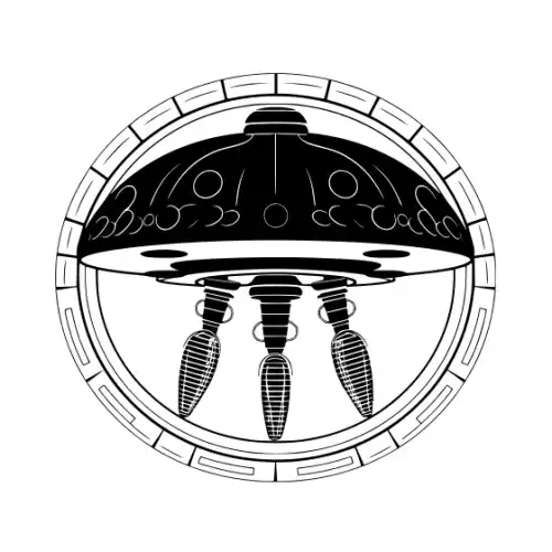 Alien Ufo Silhouette SVG Design | SVG Files for Cricut & Print