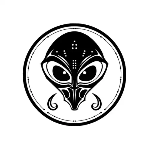Alien Ufo Silhouette SVG Design | SVG Files for Cricut & Print