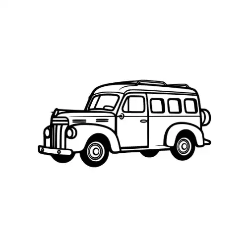 Ambulance Silhouette SVG Design | SVG Files for Cricut & Print
