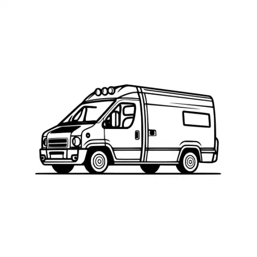 Ambulance Silhouette SVG Design | SVG Files for Cricut & Print