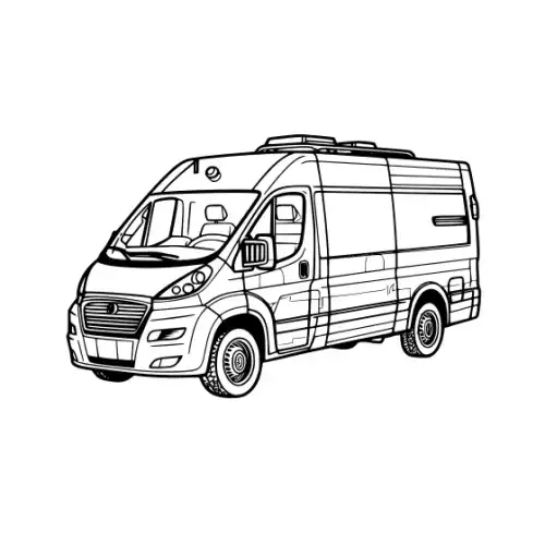 Ambulance Silhouette SVG Design | SVG Files for Cricut & Print