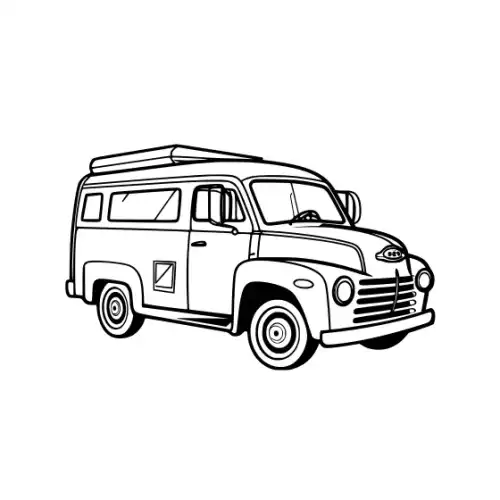 Ambulance Silhouette SVG Design | SVG Files for Cricut & Print