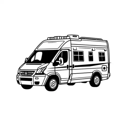 Ambulance Silhouette SVG Design | SVG Files for Cricut & Print