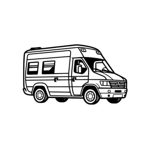 Ambulance Silhouette SVG Design | SVG Files for Cricut & Print