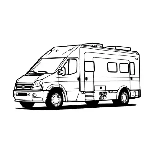 Ambulance Silhouette SVG Design | SVG Files for Cricut & Print