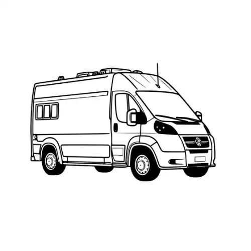 Ambulance Silhouette SVG Design | SVG Files for Cricut & Print