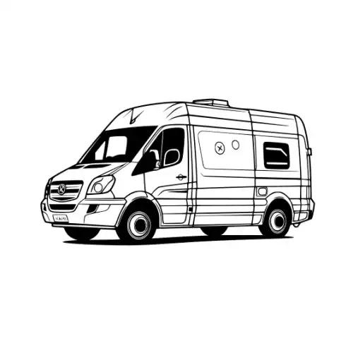 Ambulance Silhouette SVG Design | SVG Files for Cricut & Print
