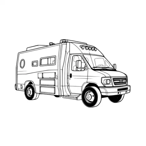 Ambulance Silhouette SVG Design | SVG Files for Cricut & Print