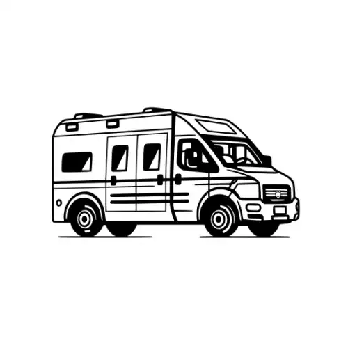 Ambulance Silhouette SVG Design | SVG Files for Cricut & Print