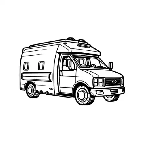 Ambulance Silhouette SVG Design | SVG Files for Cricut & Print