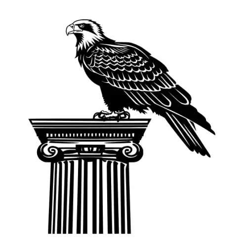 American Eagle Silhouette SVG Design | SVG Files for Cricut & Print