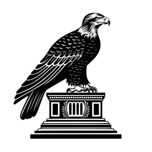 American Eagle Silhouette SVG Design | SVG Files for Cricut & Print