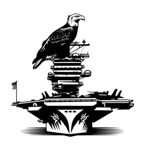 American Eagle Silhouette SVG Design | SVG Files for Cricut & Print