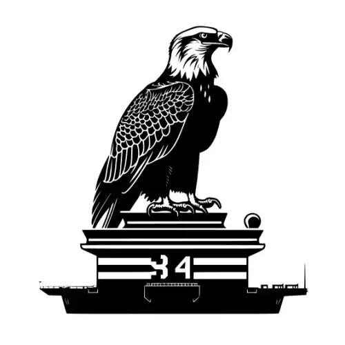 American Eagle Silhouette SVG Design | SVG Files for Cricut & Print