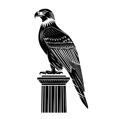 American Eagle Silhouette SVG Design | SVG Files for Cricut & Print