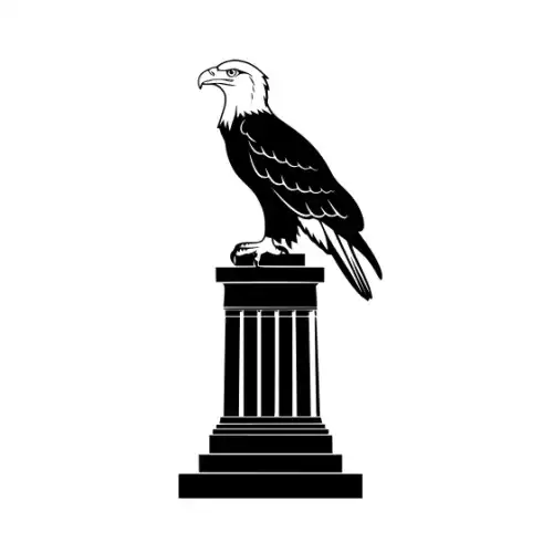 American Eagle Silhouette SVG Design | SVG Files for Cricut & Print