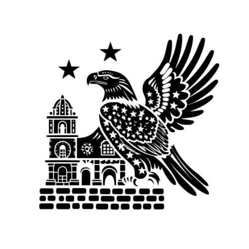 American Eagle Silhouette SVG Design | SVG Files for Cricut & Print