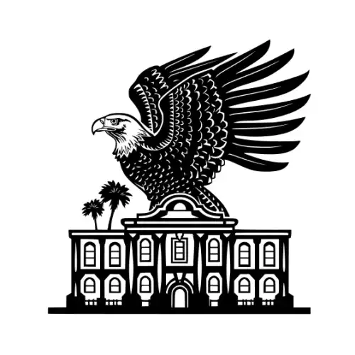 American Eagle Silhouette SVG Design | SVG Files for Cricut & Print