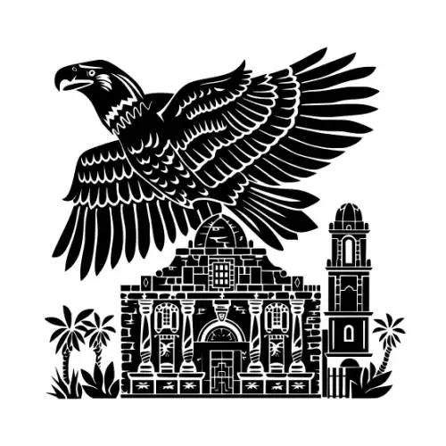 American Eagle Silhouette SVG Design | SVG Files for Cricut & Print