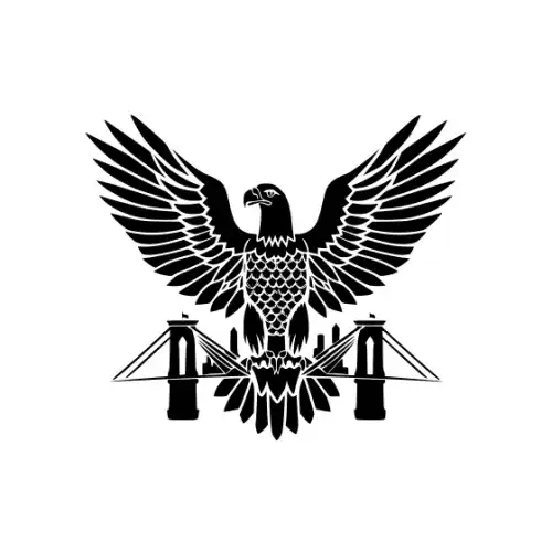 American Eagle Silhouette SVG Design | SVG Files for Cricut & Print