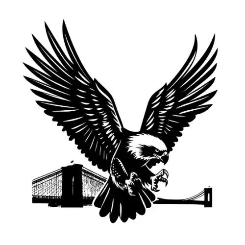 American Eagle Silhouette SVG Design | SVG Files for Cricut & Print