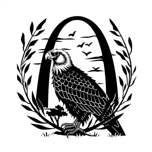 American Eagle Silhouette SVG Design | SVG Files for Cricut & Print