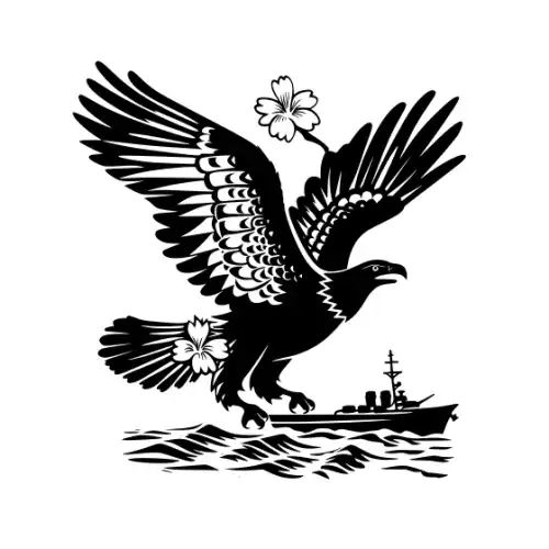 American Eagle Silhouette SVG Design | SVG Files for Cricut & Print