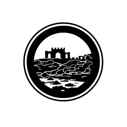 Ancient Ruins Silhouette SVG Design | SVG Files for Cricut & Print