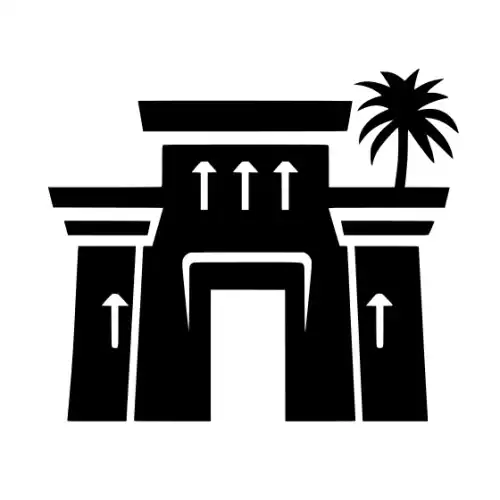 Ancient Ruins Silhouette SVG Design | SVG Files for Cricut & Print