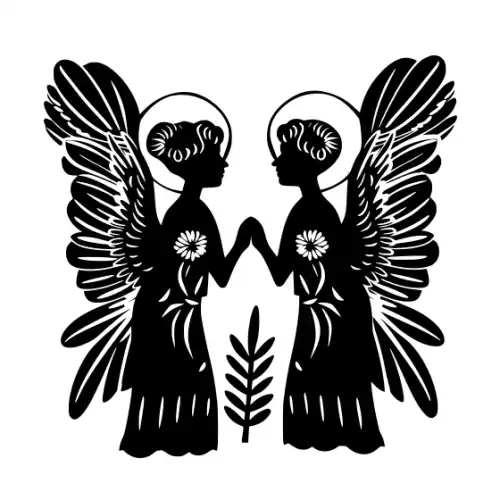 Angel Silhouette SVG Design | SVG Files for Cricut & Print