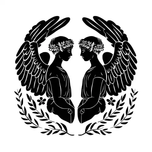 Angel Silhouette SVG Design | SVG Files for Cricut & Print