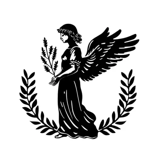 Angel Silhouette SVG Design | SVG Files for Cricut & Print