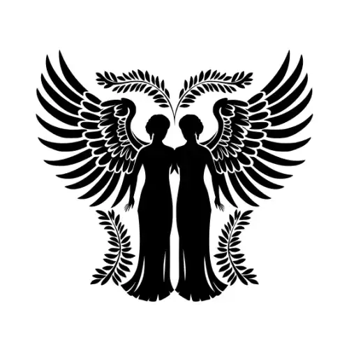 Angel Silhouette SVG Design | SVG Files for Cricut & Print