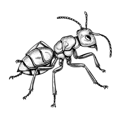 Ant Silhouette SVG Design | SVG Files for Cricut & Print