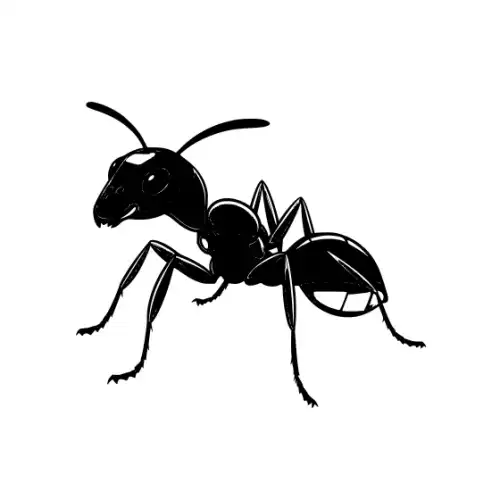 Ant Silhouette SVG Design | SVG Files for Cricut & Print