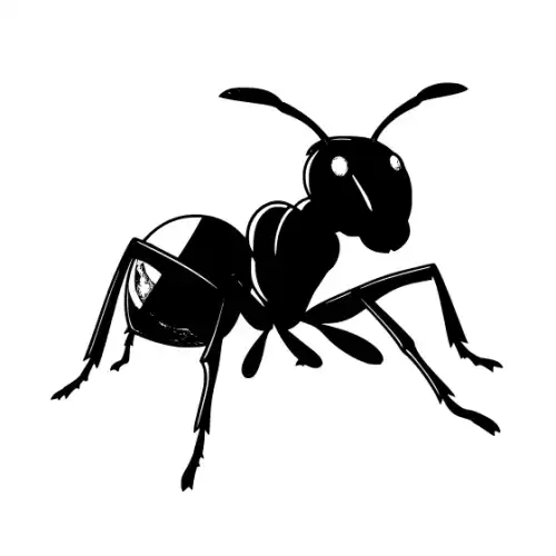 Ant Silhouette SVG Design | SVG Files for Cricut & Print