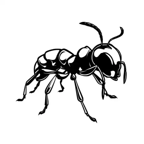 Ant Silhouette SVG Design | SVG Files for Cricut & Print