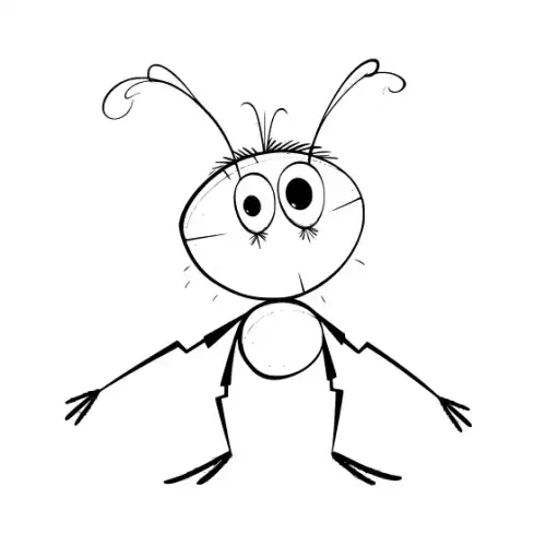 Ant Silhouette SVG Design | SVG Files for Cricut & Print