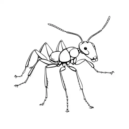 Ant Silhouette SVG Design | SVG Files for Cricut & Print